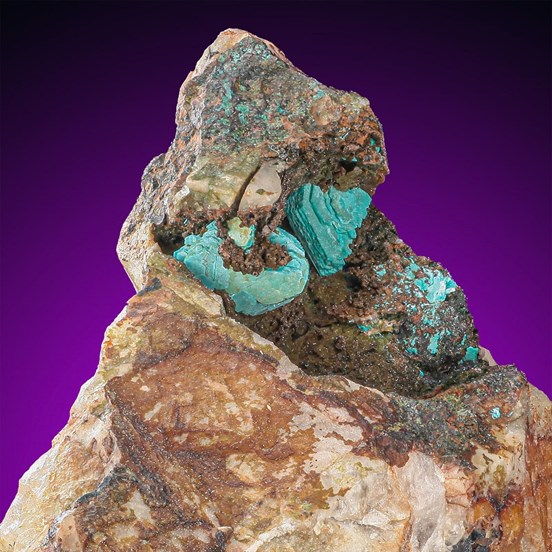 Chalcophyllite-Wheal Gorland | St. Day | Cornwall | England